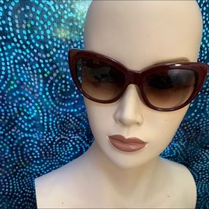 Kate spade maroon - cat eye glasses